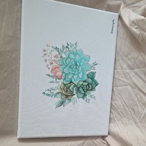 Floral Succulent Canvas Art